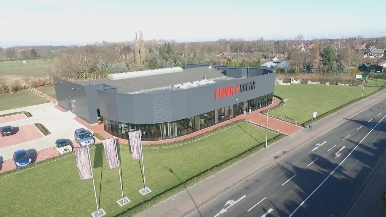 Feuer Arena Ahlen Drohne 2