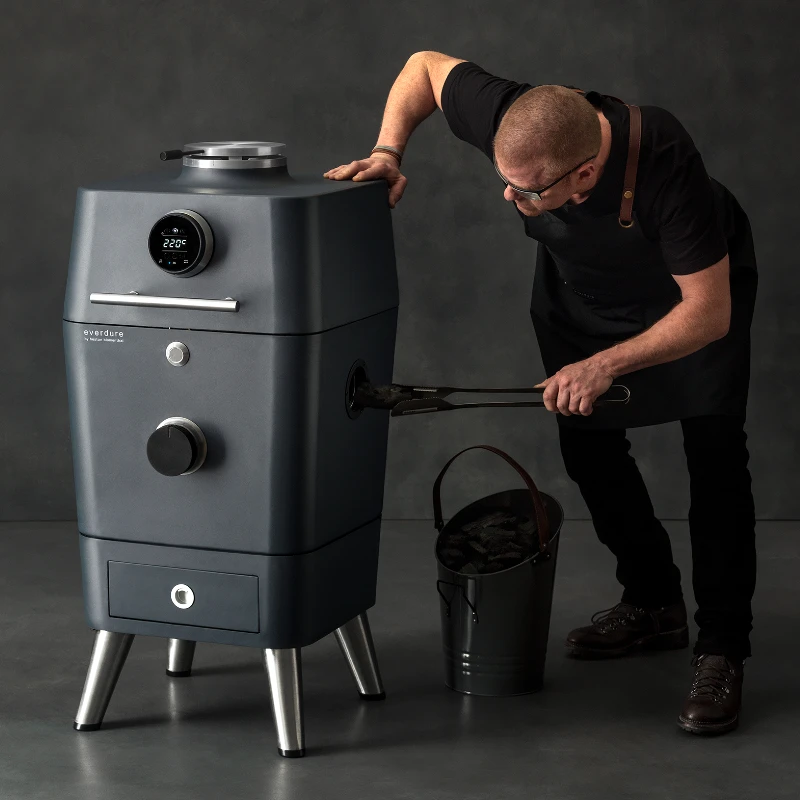 Everdure 4K Kamado Holzkohlefach | Feuer Arena everdure 4k kamado Holzkohlefach
